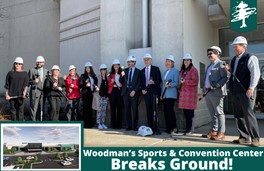 City Breaks Ground on Woodman's Sports and Convention Center